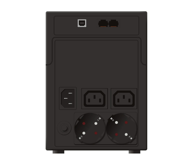 Power Walker LINE-INTERACTIVE (1200VA/600W, 2x IEC/Schuko, AVR) - 621084 - zdjęcie 4